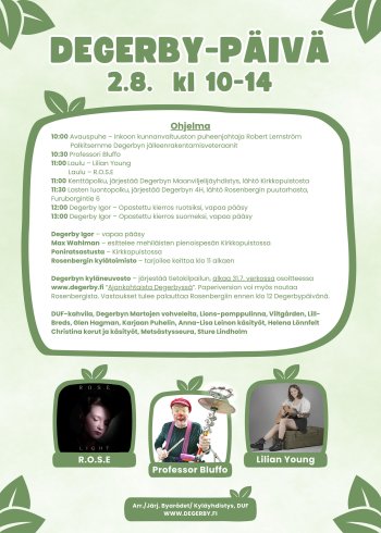 2025 program FINSKA webb